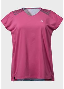Schöffel SCHÖFFEL Damen Funktionsshirt "T Shirt Aukra L", pink, sportlich, Gr. 40, Oberstoff : 92% Polyester 8% Elasthan, Shirts