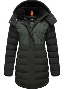Ragwear Damen Winterjacke "Ashanta Block", grün, modisch, Gr. L, Außenmaterial: 100% Polyester, Innenfutter: 100% Polyester, Wattierung: 100%