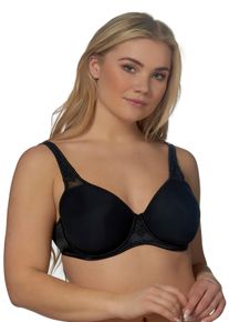 ELBRINA Damen Bügel-BH "Spacer Bra", Gr. 75, schwarz, Obermaterial: 50% Polyester, 42% Polyamid, 8% Elasthan, unifarben, casual, BHs, mit