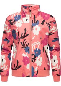 Ragwear Damen Outdoorjacke "Goona Print", orange, sportlich, Gr. L, Obermaterial: 100% Polyester, Innenfutter: 100% Polyester, Jacken, Wasserdichte