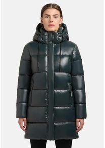 Khujo Damen Steppjacke "Jadet2-YM", grün, casual, Gr. XS, Material: 100% Nylon, Futter: 100% Nylon, Wattierung: 100% Polyester, Jacken, Schimmernder