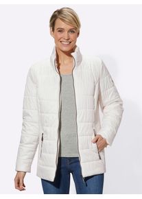 Casual Looks Damen Steppjacke, beige, Gr. 18, unifarben, 100% Polyester, Jacken