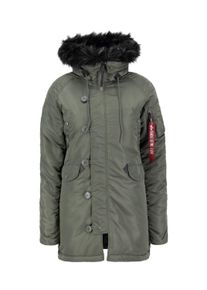 Damen Winterjacke "Alpha Industries Women - Cold Weather Jackets", grün, Gr. M, Alpha Industries, Obermaterial: 100% Nylon, Futter: 100% Nylon,