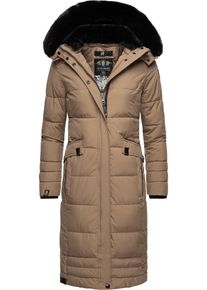 Navahoo Damen Wintermantel "Fahmiyaa", grau, modisch, Gr. XXL, Oberstoff: 100% Polyester, Futter: 100% Polyester, Wattierung: 100% Polyester,