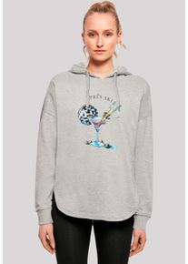 F4NT4STIC Damen Kapuzenpullover "Après Ski Martini Winter Sport", grau, casual, Gr. S, Obermaterial: 100% Baumwolle, Pullover, Premium Qualität