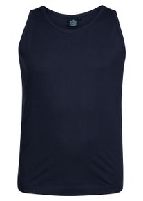 Herren Tanktop, blau, sportlich, Gr. XXL, Ahorn Sportswear, bestickt, 80% Baumwolle, 20% Polyester, Tops, in schlichtem Design