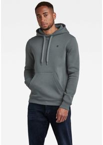 G-Star Raw G-STAR Herren Kapuzensweatshirt "Premium Hoody", grau, casual, Gr. S, unifarben, Sweatware, Obermaterial: 55% Baumwolle, 45% Polyester, Sweatshirts