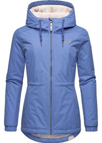 Ragwear Damen Winterjacke "Dankka Warm", blau, Basic, Gr. XXXL, Obermaterial: 100% Polyester, Innenfutter: 100% Polyester, Wattierung: 100%