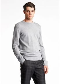 LINDBERGH Herren Strickpullover "LINDBERGH Strickpullover", grau, Gr. XXXL, Oberstoff: 50% Acryl, 50% Schurwolle (Merino), Pullover