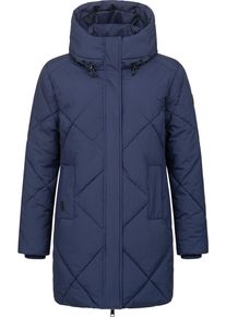 Ragwear Damen Steppmantel "Diamanta", blau, Basic, Gr. S, Obermaterial: 100% Polyester, Innenfutter: 100% Polyester, Wattierung: 100% Polyester,