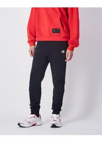 Champion Herren Jogginghose "Rib Cuff Pants", schwarz, sportlich, Gr. S, Obermaterial: 53% Polyester, 47% Baumwolle, Hosen