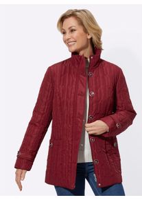Classic Basics Damen Steppjacke, rot, Gr. 44, unifarben, 100% Polyester, Wattierung:100% Polyester, Jacken