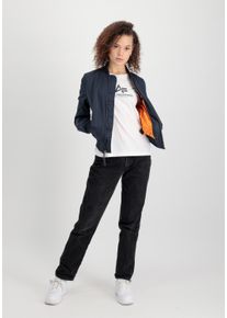 Damen Bomberjacke "Alpha Industries Women - Bomber Jackets MA-1 TT Two Tone W", blau, Gr. XS, Alpha Industries, Obermaterial: 100% Nylon, Futter: