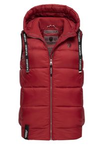 Navahoo Damen Steppweste "Kassidy", rot, modisch, Gr. XS, Oberstoff: 100% Nylon; Futter: 100% Polyester; Wattierung: 100% Polyester, Westen,
