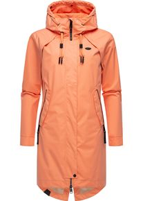 Ragwear Damen Jerseymantel "Rejany", orange, modisch, Gr. XS, Obermaterial: 100% Polyester, Futter: 100% Polyester, Mäntel, Wasserdichter Damen Parka