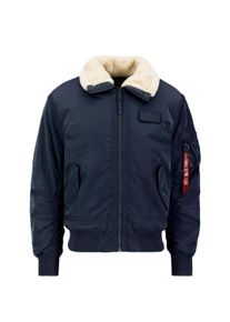 Herren Bomberjacke "Alpha Industries Men - Bomber Jackets B-15 III TT Two Tone", blau, Gr. L, Alpha Industries, Obermaterial: 100% Nylon, Futter: