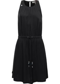 Ragwear Damen Blusenkleid "Sanai", schwarz, modisch, Gr. XXL, 100% Viskose, Kleider, stylisches Sommerkleid mit verspielten Details