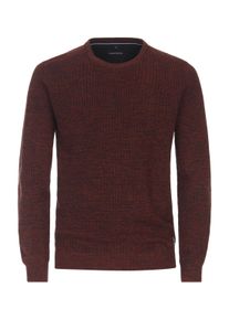 Casamoda Herren Strickpullover "Casamoda Pullover uni", orange, Gr. XL, 60% Baumwolle, 40% Polyacryl, Pullover