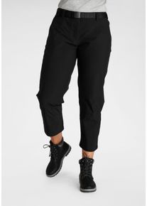 Maier Sports Damen Trekkinghose "7/8 LULA", schwarz, sportlich, Gr. 56, Obermaterial: 90% Polyamid, 10% Elasthan, Hosen, 4-Wege-Stretch, auch in