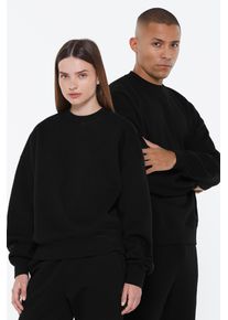 Harlem Soul Herren Sweater, schwarz, casual, Gr. M, unifarben, Material: 65% Baumwolle, 35% Polyester, Sweatshirts, mit überschnittenen Schultern