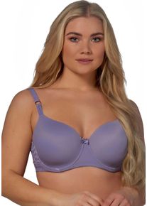 After Eden D-cup & up Damen Schalen-BH "FARO", AFTER EDEN D-CUP & UP, Gr. 70, lila, Obermaterial: 84% Polyamid, 16% Elasthan, unifarben, feminin, BHs, mit zarter Spitze am