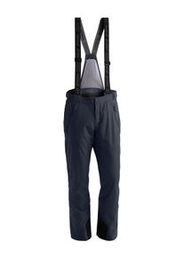 Maier Sports Herren Skihose "Anton 2", blau, Gr. 25, 100% Polyester, Hosen, Herren Schneehose mit Hosenträgern, wind/wasserdicht, Regular Fit