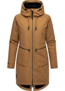 Ragwear Damen Kurzmantel "Holstic", braun, modisch, Gr. XS, Obermaterial: 100% Polyester, Innenfutter: 100% Polyester, Wattierung: 100% Polyester,