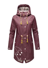 Marikoo Damen Outdoorjacke "Dancing Umbrella", rot, Gr. XS, Obermaterial: 70% Polyester, 30% Polyurethan, Innenmaterial: 100% Polyester,