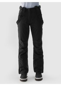 4F Damen Skihose, schwarz, sportlich, Gr. M, unifarben, Web, Obermaterial: 100% Polyester. Futter: 100% Polyester. Wattierung: 100% Polyester, Hosen
