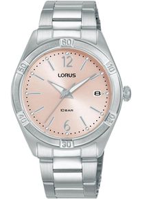 Lorus Damen Quarzuhr, silber, Armbanduhren, Armbanduhr, Damenuhr, Edelstahlarmband, bis 10 bar wasserdicht