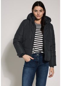 Cecil Damen Steppjacke, schwarz, casual, Gr. XXL, unifarben, Stoff, Obermaterial: 100% Polyester; Futter: 100% Polyester, Jacken, mit Kapuze