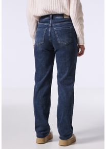 Damen Comfort-fit-Jeans, blau, casual, Gr. 34, STREET ONE STUDIO, unifarben, Jeans, 85% Baumwolle, 9% Polyester, 4% Elastomultiester, 2% Elasthan,