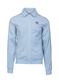 Sergio Tacchini Herren Trainingsjacke "RENSHAW TAPE TRACK TOP Herren", blau, Gr. L, 53% POLYESTER, 47% BAUMWOLLE, Jacken, Trainingsjacke Herren,