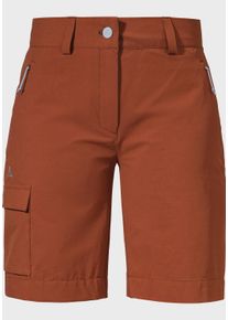 Schöffel SCHÖFFEL Damen Shorts "Shorts Kitzstein L", rot, sportlich, Gr. 34, Oberstoff: 95% Nylon 5% Elasthan, Hosen