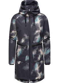 Ragwear Damen Wintermantel "Holstic Print", schwarz, modisch, Gr. XXL, Obermaterial: 100% Polyester, Innenfutter: 100% Polyester, Wattierung: 100%