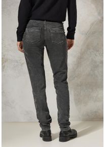 Cecil Damen Comfort-fit-Jeans, schwarz, casual, Gr. 27, unifarben, Jeans, 75% Baumwolle, 23% Polyester, 2% Elasthan , Jeans, 5-Pocket-Style