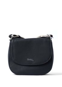 vargu Damen Umhängetasche "Levina 1", schwarz, Leder, Taschen, LGW zertifiziertes Leder