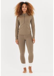 ENDURANCE ATHLECIA ATHLECIA Herren Funktionsshirt "Midory", braun, casual, Gr. 40, unifarben, 75% Polyamid, 25% Elasthan, Shirts, mit super Feuchtigkeitsregulierung