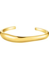 Thomas Sabo Damen Armreif "in geschwungener Form, Bold Elegance, AR116-001-21-L17, -413-39-L17", 17, Silber 925 (Sterlingsilber), gold, Silber 925