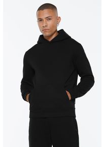 Harlem Soul Herren Kapuzensweatshirt, schwarz, casual, Gr. M, unifarben, Material: 65% Baumwolle, 35% Polyester, Sweatshirts, mit weicher Innenseite