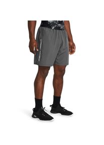 Under Armour Herren Shorts "UA TECH WOVEN WORDMARK SHORT", grau, sportlich, Gr. XXL, unifarben, Stoff, Obermaterial: 100% Polyester, Hosen