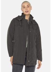Fuchs & Schmitt FUCHS SCHMITT Damen Outdoorjacke "City Jacke Urban Protection", schwarz, casual, Gr. 44, unifarben, 100% Polyester, Jacken, mit Kapuze