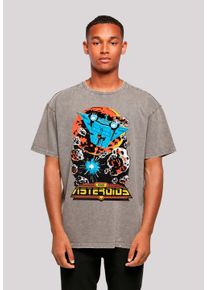F4NT4STIC Herren T-Shirt "Asteroids Vintage Atari Retro Gaming", grau, casual, Gr. L, Obermaterial: 100% Baumwolle, Shirts, Premium Qualität