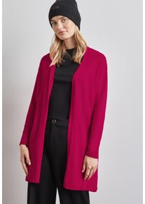 Street One Damen Strickjacke, lila, casual, Gr. 34, unifarben, Stoff, 70% Viskose, 30% Nylon, Strickjacken, aus softer Viskose