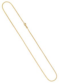 Jobo Damen Kette ohne Anhänger "Zopfkette", Gelbgold 750, L: 45cm, gelb, Gelbgold 750, Halsketten, 750 Gold 1,3 mm 45 cm
