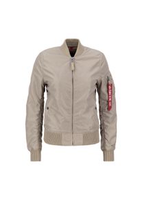 Damen Bomberjacke "Alpha Industries Women - Bomber Jackets MA-1 TT Two Tone Women", beige, Gr. XS, Alpha Industries, Obermaterial: 100% Nylon,