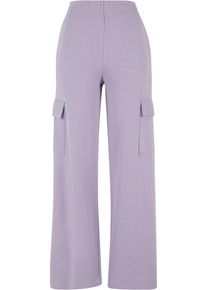 Urban Classics Damen Jogginghose "Urban Classics Damen Ladies Baggy Light Terry Sweat Pants", lila, Gr. L, unifarben, 70% Baumwolle, 30% Polyester,