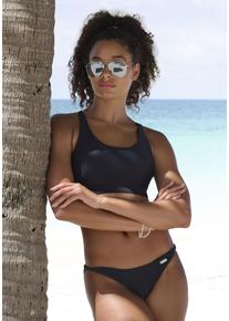 Venice Beach Damen Bikini-Hose "Cora", schwarz, Gr. 42, unifarben, Recycling-Polyamid, Badehosen, in knapperer Schnittform