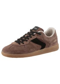 VERBENAS Herren Sneaker "Soro", Gr. 43, schwarz, Leder, sportlich, Schuhe, Schnürschuh, Freizeitschuh, Halbschuh im Retro-Look