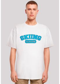 F4NT4STIC Herren T-Shirt "Skiing Season Winter Sport", weiß, casual, Gr. M, Obermaterial: 100% Baumwolle, Shirts, Premium Qualität